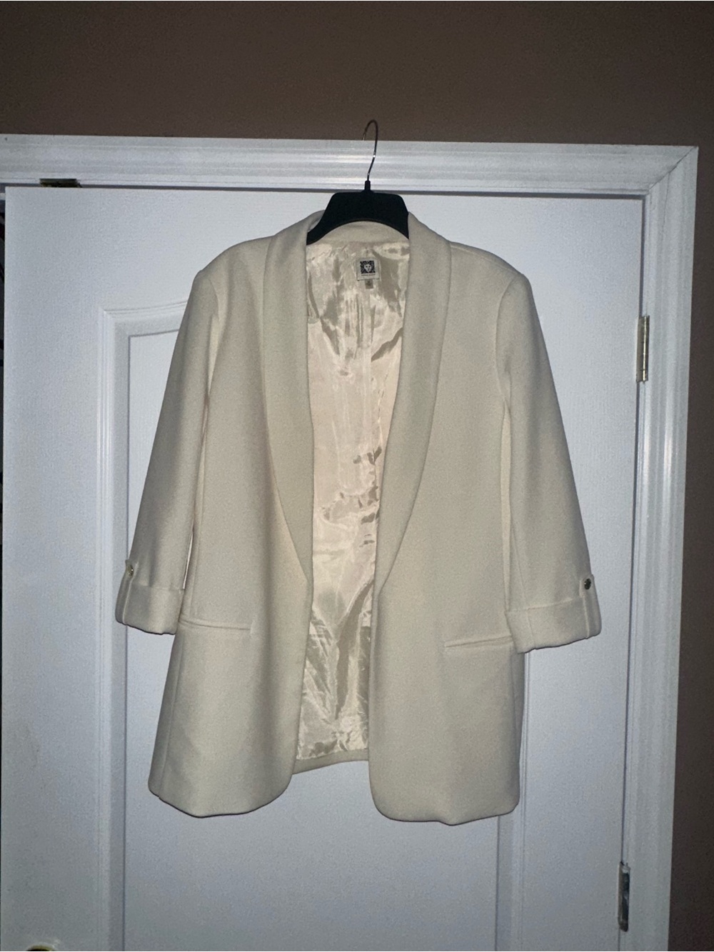 Anne Klein Women’s Tan Sports Coat Size Medium Amazing Condition